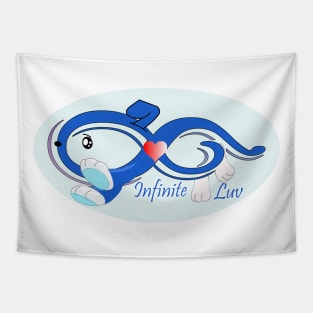 Infinite Luv Dog Tapestry