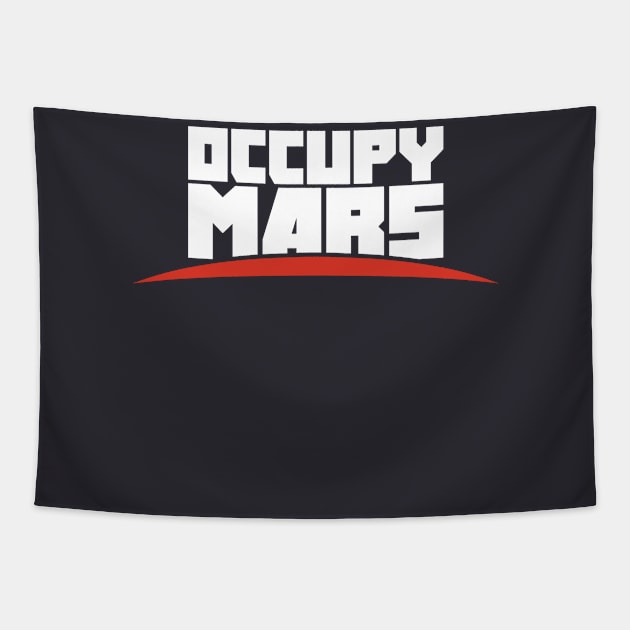 Space Travel Mission To The Planet Mars Tapestry by MeatMan