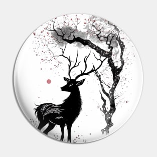 Nara Deer & Sakura Pin