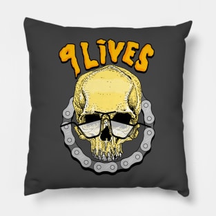 9 lives when the bar ends Pillow