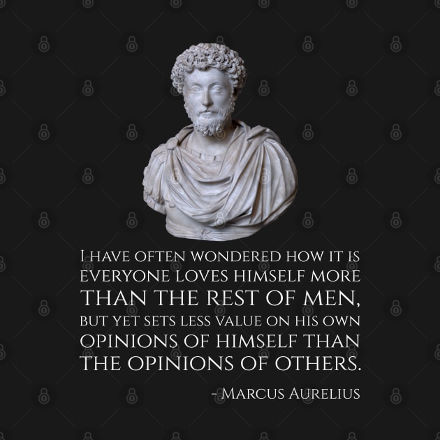 Marcus Aurelius Quote - Opinions Of Others - Ancient Rome Stoic Philosophy Quote by Styr Designs