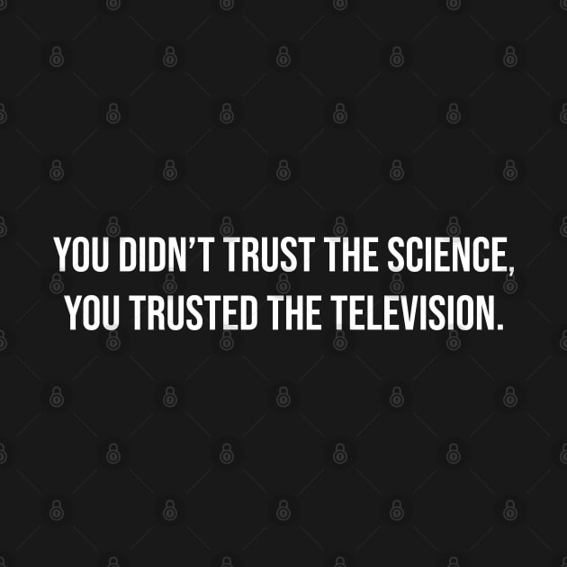 You Trusted The TV by Stacks