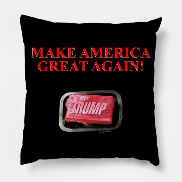 Make America Great Again! - FIGHT CLUB - Trump Pillow by RainingSpiders