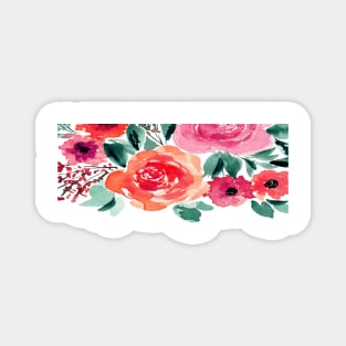 Pink floral Magnet