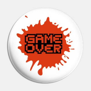 Game over Pin