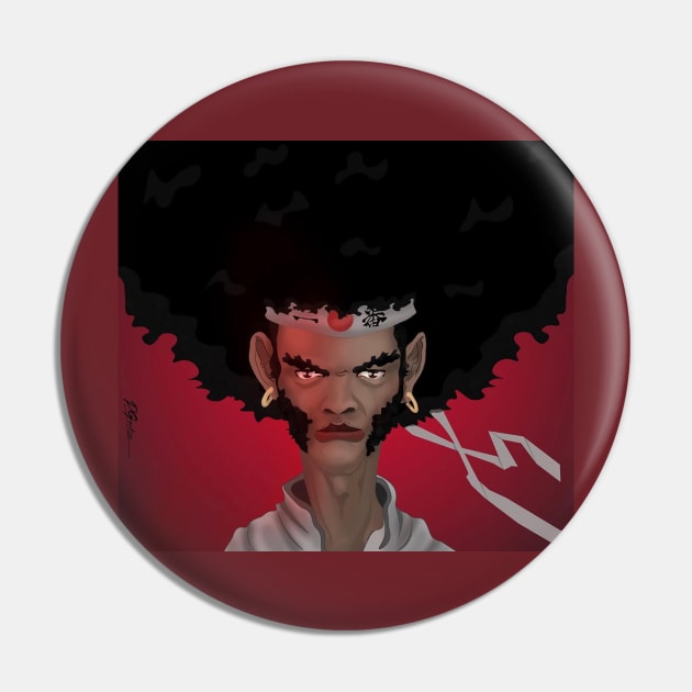 Afro Sam Pin by PGART