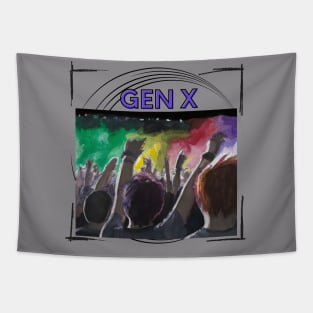 Gen X Concert Grunge Punk Pit Tapestry