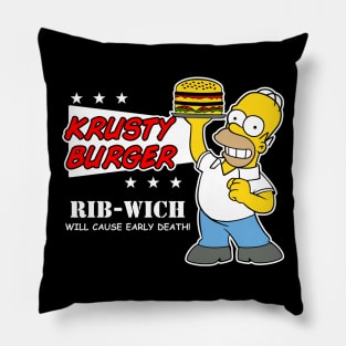 Burger Shop v2 Pillow