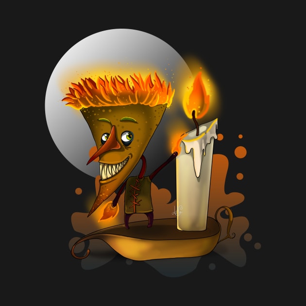 fire little monster by LiyaNabokova