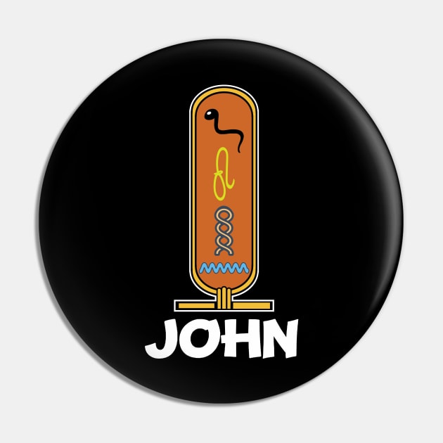 JOHN-American names in hieroglyphic letters-JOHN, name in a Pharaonic Khartouch-Hieroglyphic pharaonic names Pin by egygraphics