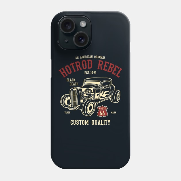 Hot Rod Rebel Phone Case by lionkingdesign