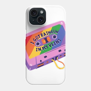 I got a Rainbow in my Veins Phone Case