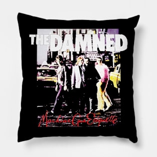 The Damned retro vintage Pillow