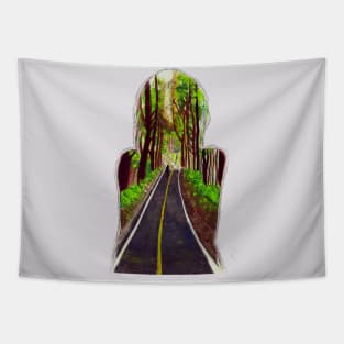 forest road Tapestry