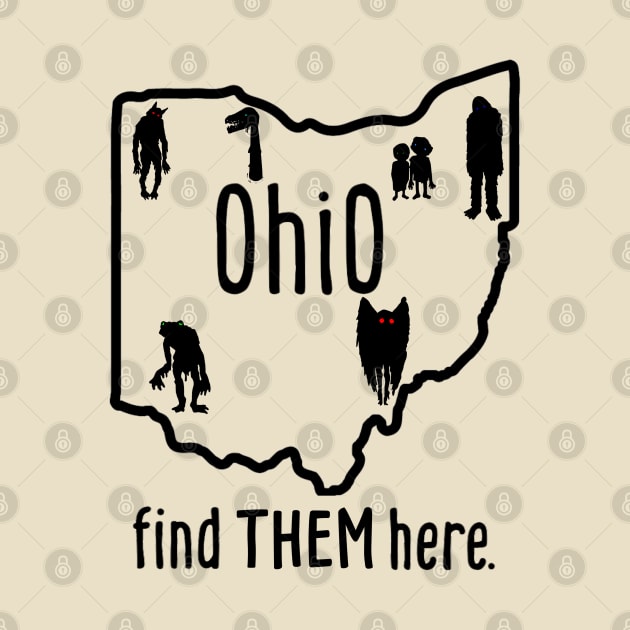Ohio Cryptids, Find Them Here. by The Curious Cabinet