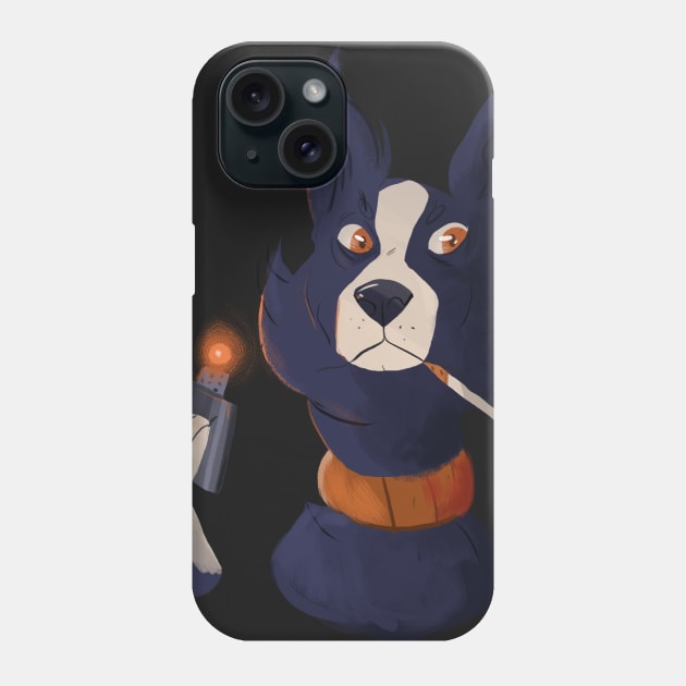 Smoking Doggo Phone Case by PandaBo