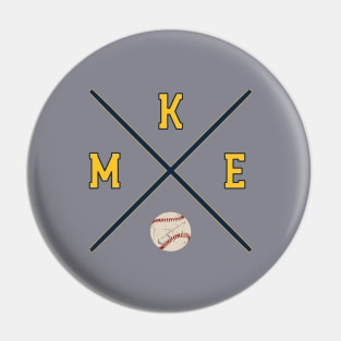 MKE Baseball Pin