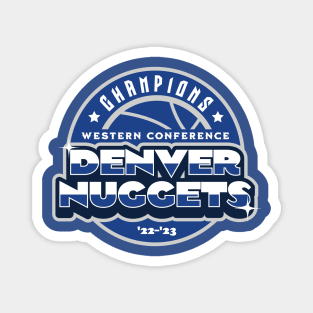 Denver Nuggets Champions Western Conference Finals 2023 Magnet