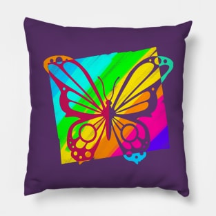 Artistic Butterfly Art Pillow