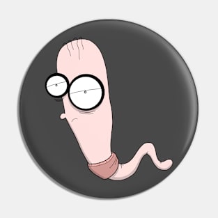 Emo Worm Pin