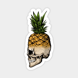 Pineapple Skull Magnet