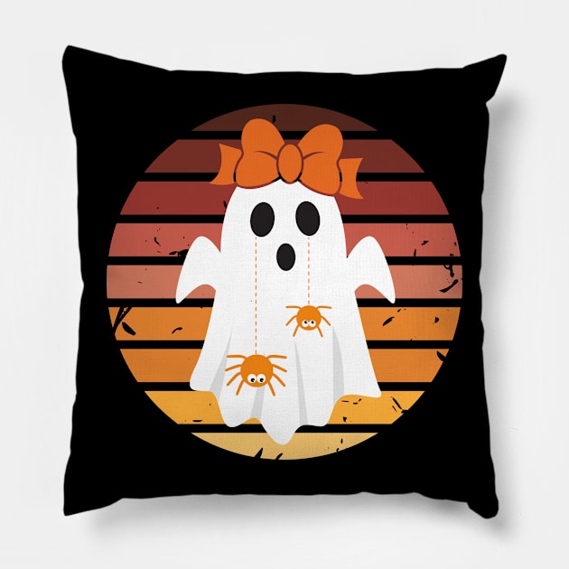 Boo Halloween Pillow by Nanouche