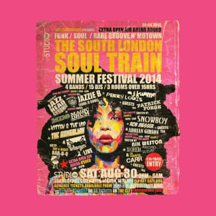 POSTER TOUR - SOUL TRAIN THE SOUTH LONDON 148 T-Shirt