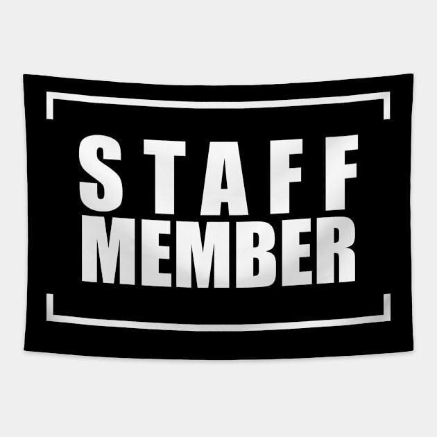 Personnel Team Worker Member Staff Security Crew Tapestry by dr3shirts