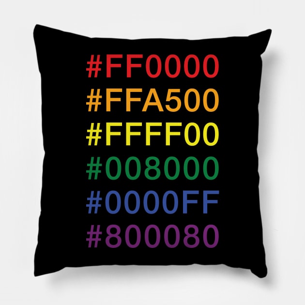 LGBTHTML Pillow by Andropov