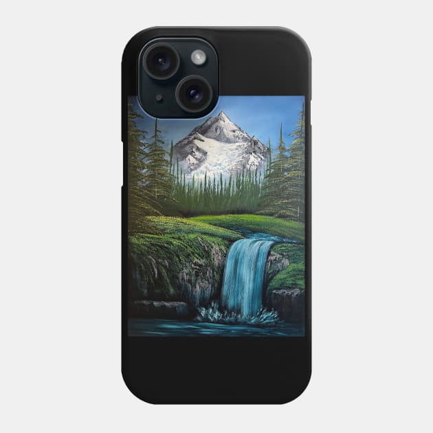 Valley Waterfall Phone Case by J&S mason