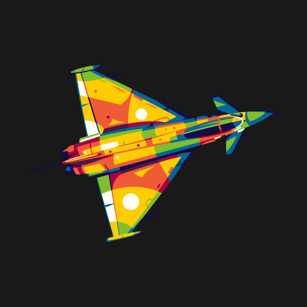 Typhoon Flying Jet by wpaprint