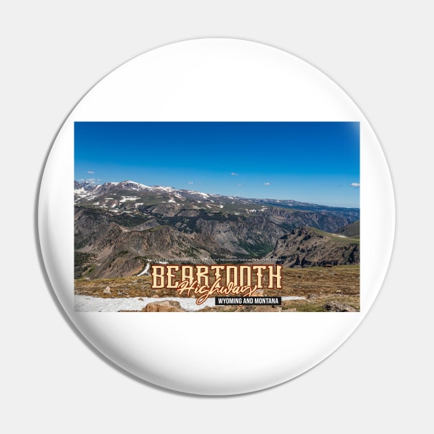 Beartooth Highway Wyoming and Montana Pin by Gestalt Imagery