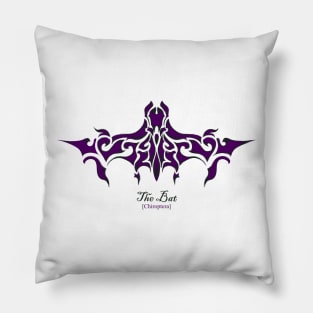 The Bat - Purple Pillow