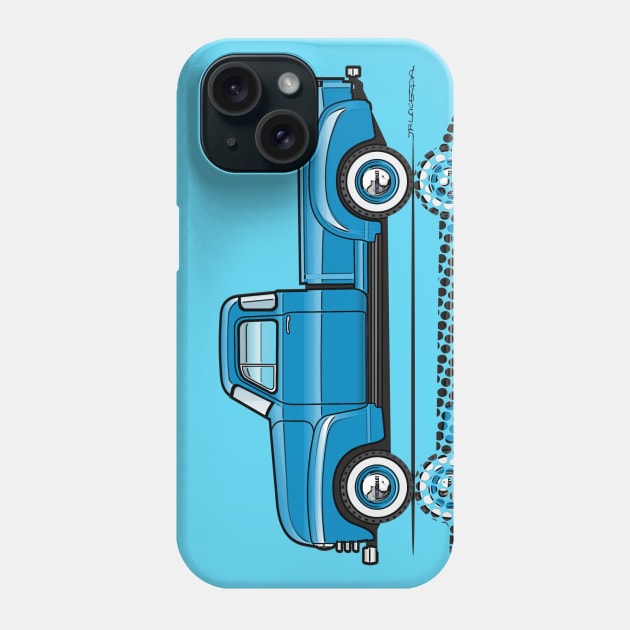 Blue Vintage Truck Phone Case by JRCustoms44