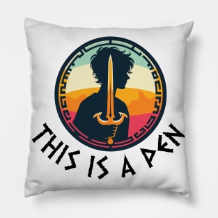 this is a pen - Camp Half-Blood percy jackson Pillow