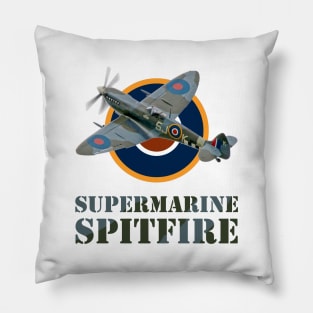 Supermarine Spitfire and Roundel Pillow