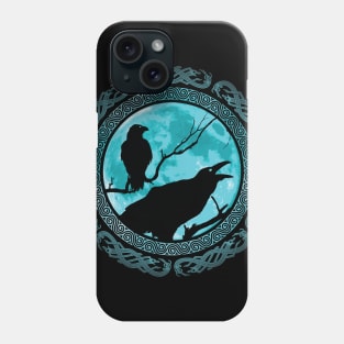 Hugin and Munin Ravens of Odin Phone Case
