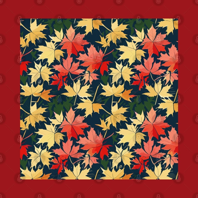 Maple leaf pattern by designfurry 