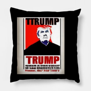 trump mugshot Pillow