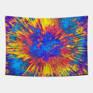 Colorful Starburst Tapestry