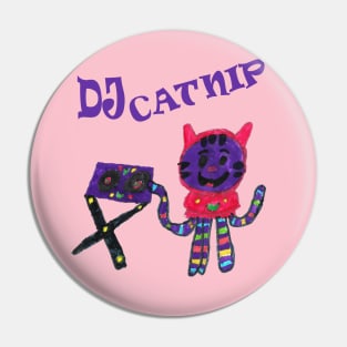 DJ Catnip from Gabbys Dollhouse Drawing Pin