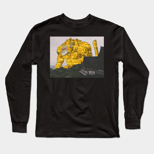 Bape X Oozaru Dragon Ball Long Sleeve T Shirt Teepublic