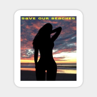 Save Our Beaches Magnet