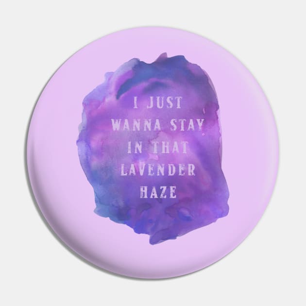 Lavender Haze Pin by Midnight Pixels