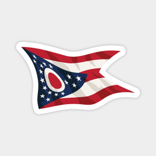 Ohio State Flag Magnet