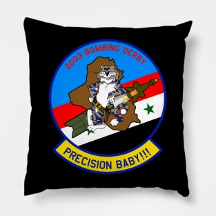 F-14 Tomcat - Precison Baby - 2003 Bombing Derby - Clean Style Pillow