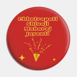 Indian Festivals - Chhatrapati Shivaji Maharaj Jayanti Pin