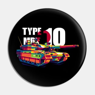 Type 10 MBT Japan Pin