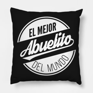 El Mejor Abuelito Del Mundo Camiseta Pillow