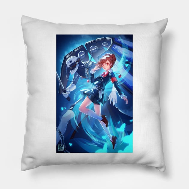 FEMC (Persona 3) Pillow by alinalal